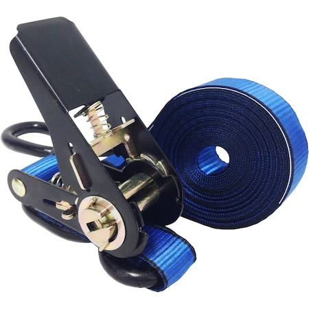 Everest 1" x 15Ft 500 LBS WORKING LOAD LIMIT RATCHET TIE DOWN W/ S-HOOKS S1009